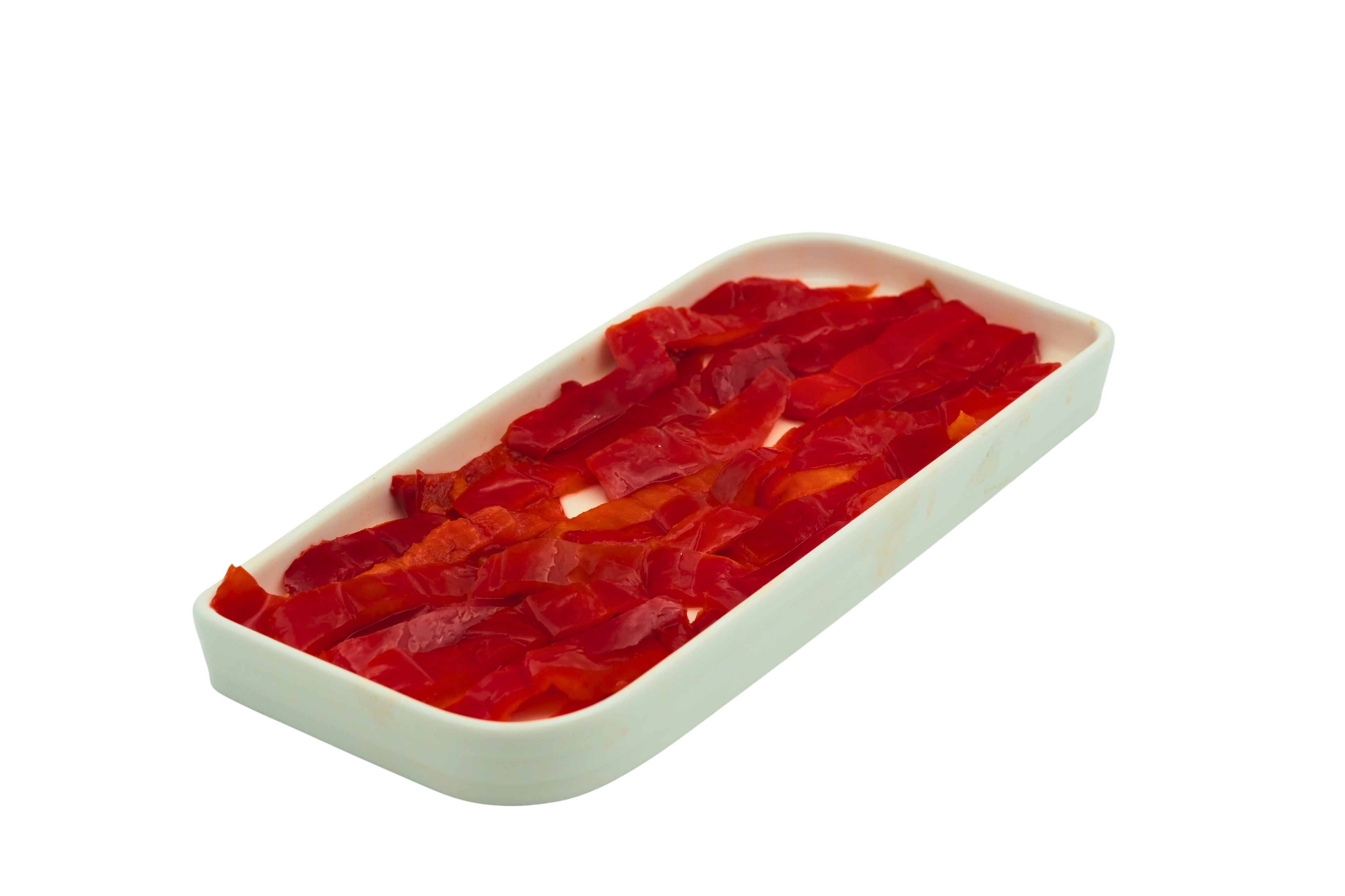 Roasted Red Capia Peppers