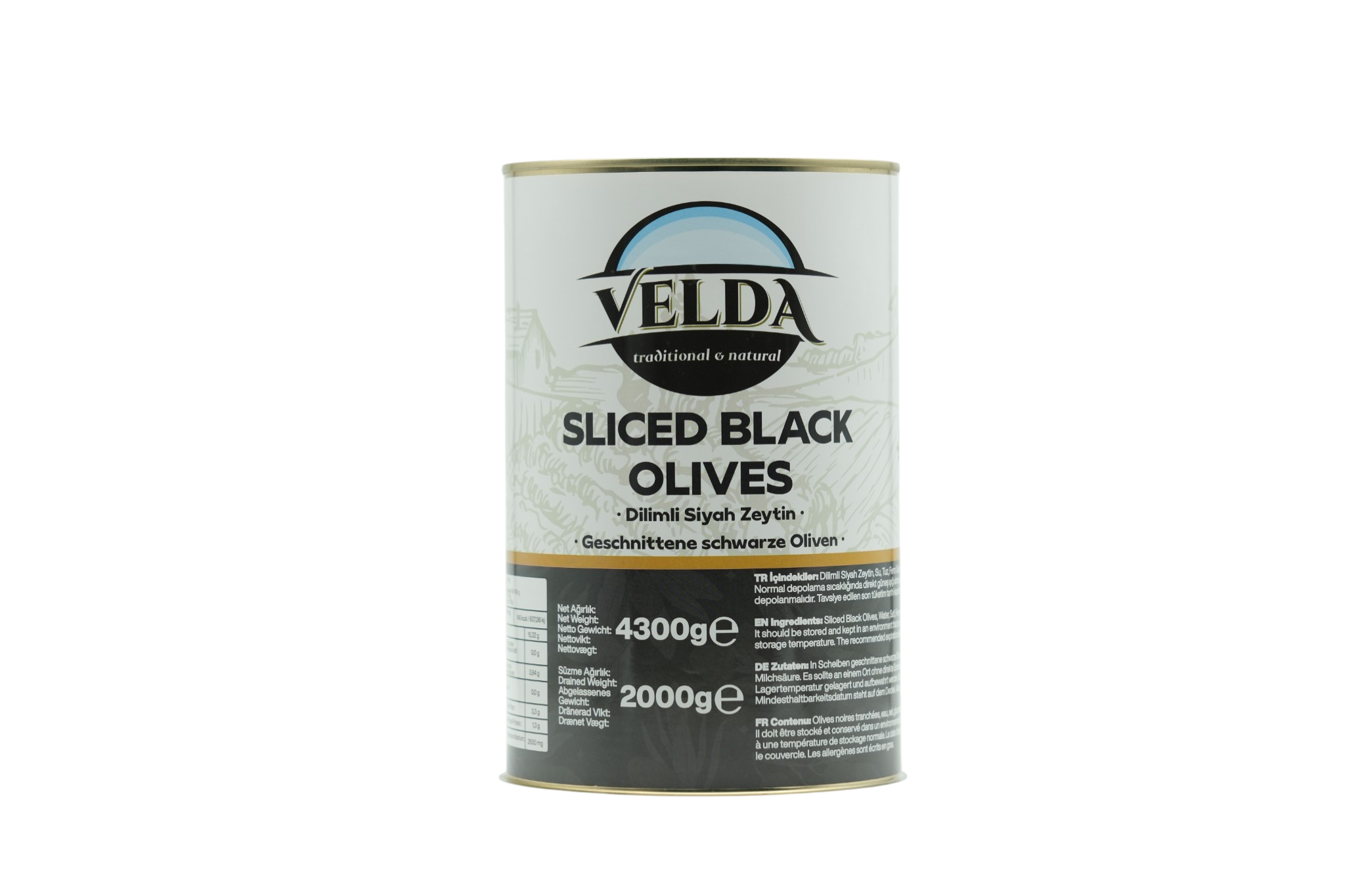 A12 Sliced ​​Black Olives