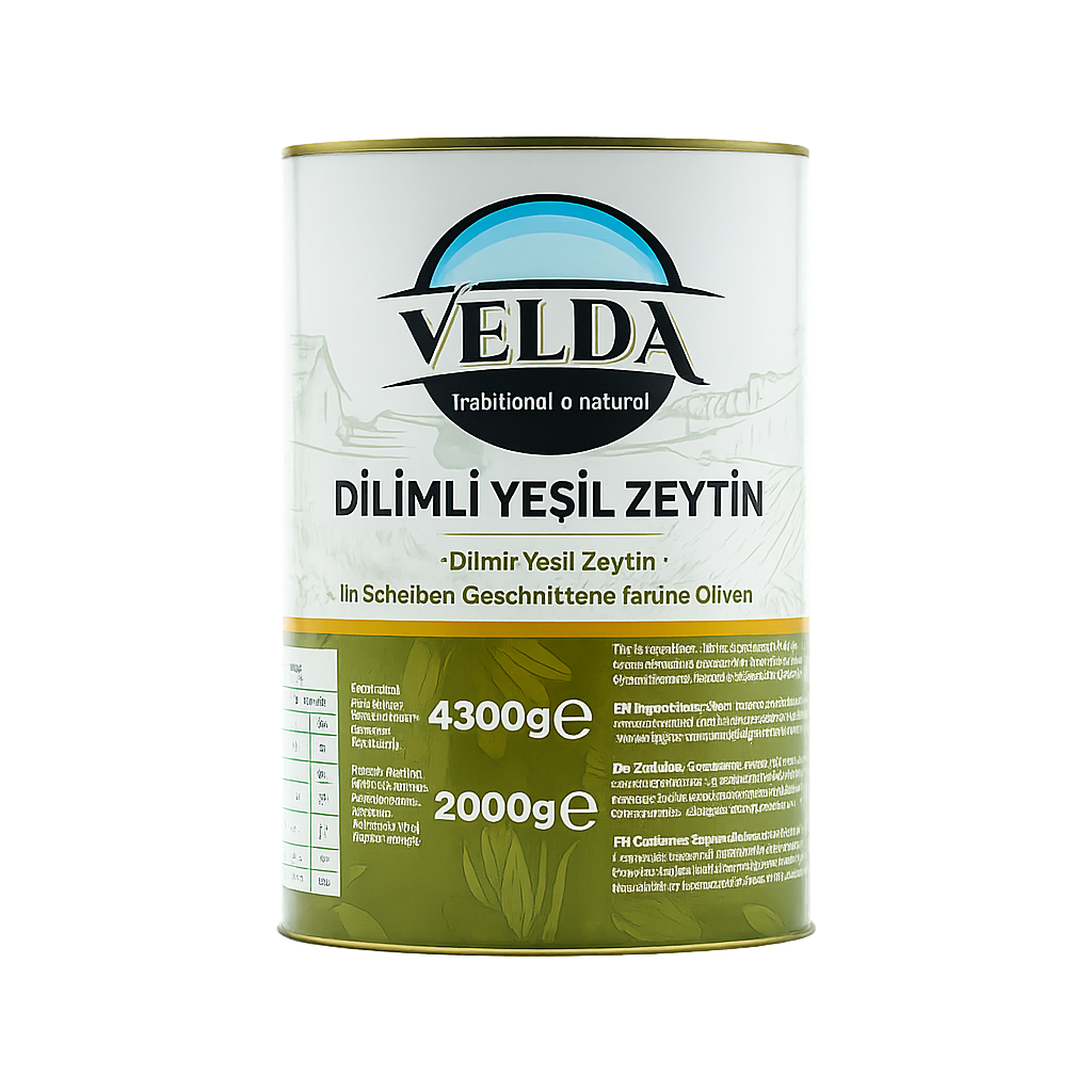 A12 Dilimli Yeşil Zeytin
